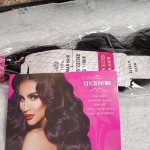 Hair top weft hair extentions 100% Virgin remey